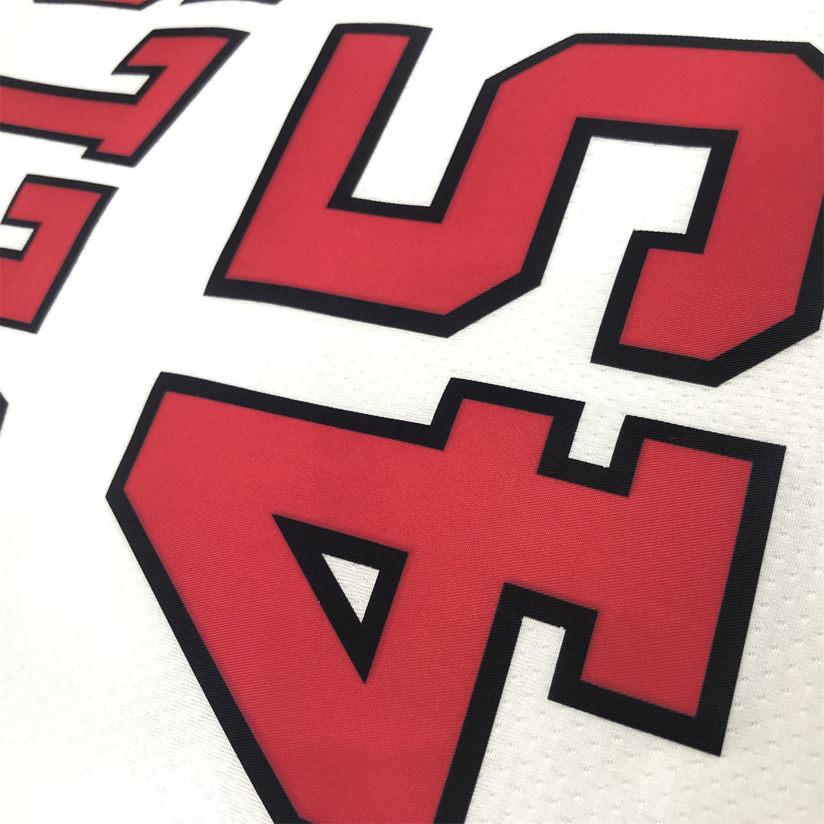 NBA Chicago Bulls Round neck White Jersey JORDAN#45 S-XXL