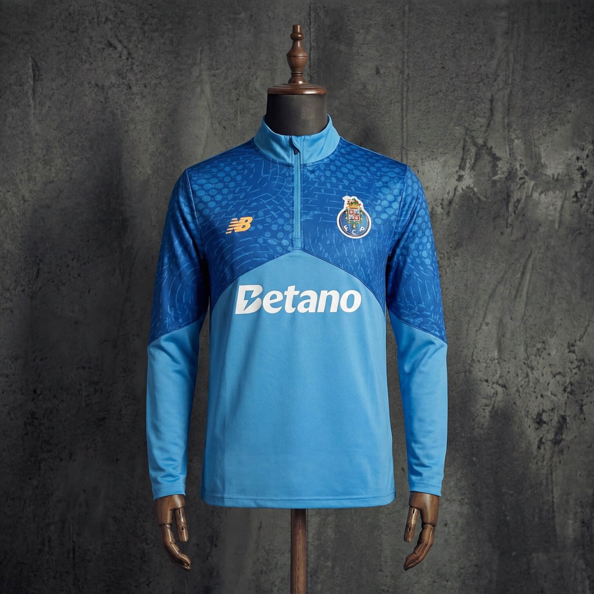 2026/27 Porto Half-Pull long Sleeve Sky Blue Hoodie