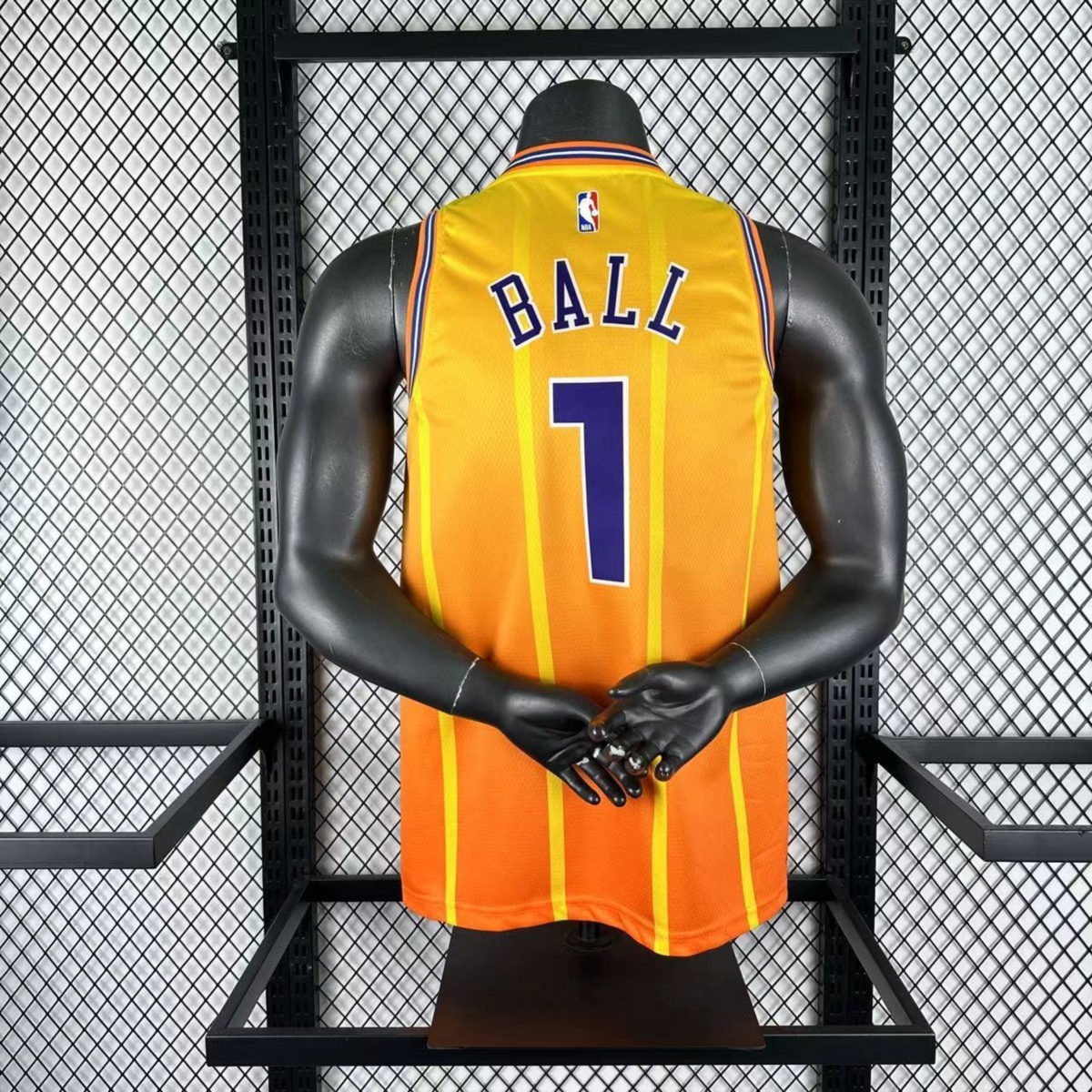 NBA 2026 Charlotte Hornets City Edition Orange Jersey BALL#1