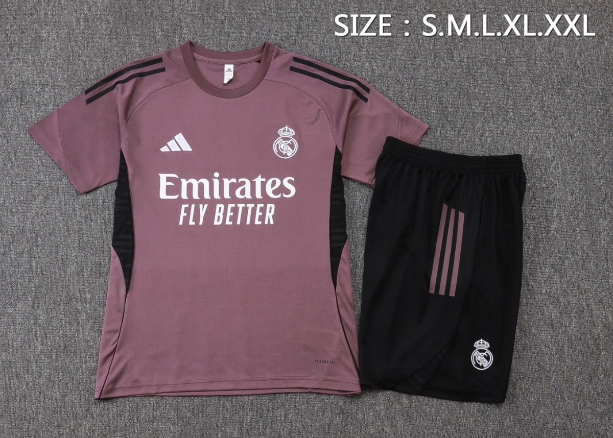 2026 Real Madrid Dusty Purple Training Set Shirt andShorts