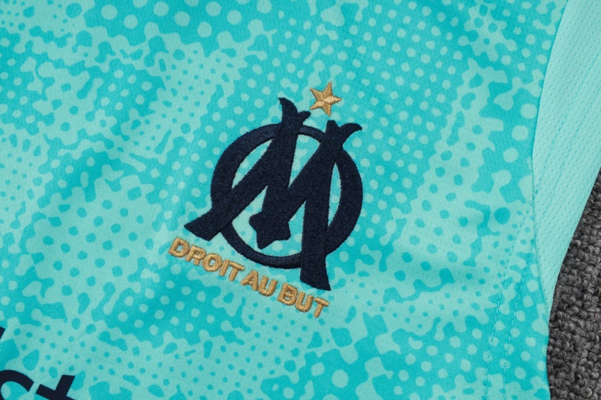 2026 Marseilles Light green Training Set Shirt and Shorts
