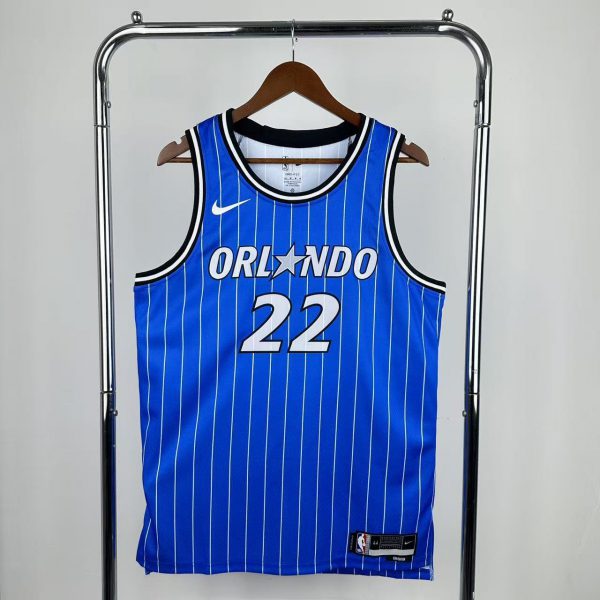NBA Orlando Magic 2025/26 Round Neck Blue Jersey WAGNER#22