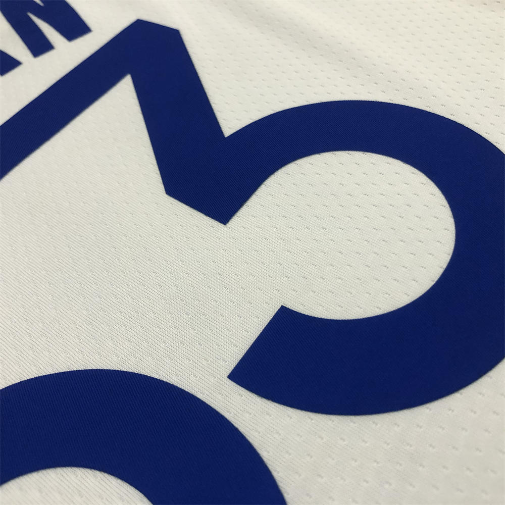 NBA Golden State Warriors V-Neck White Jersey WISEMAN#33 S-XXL