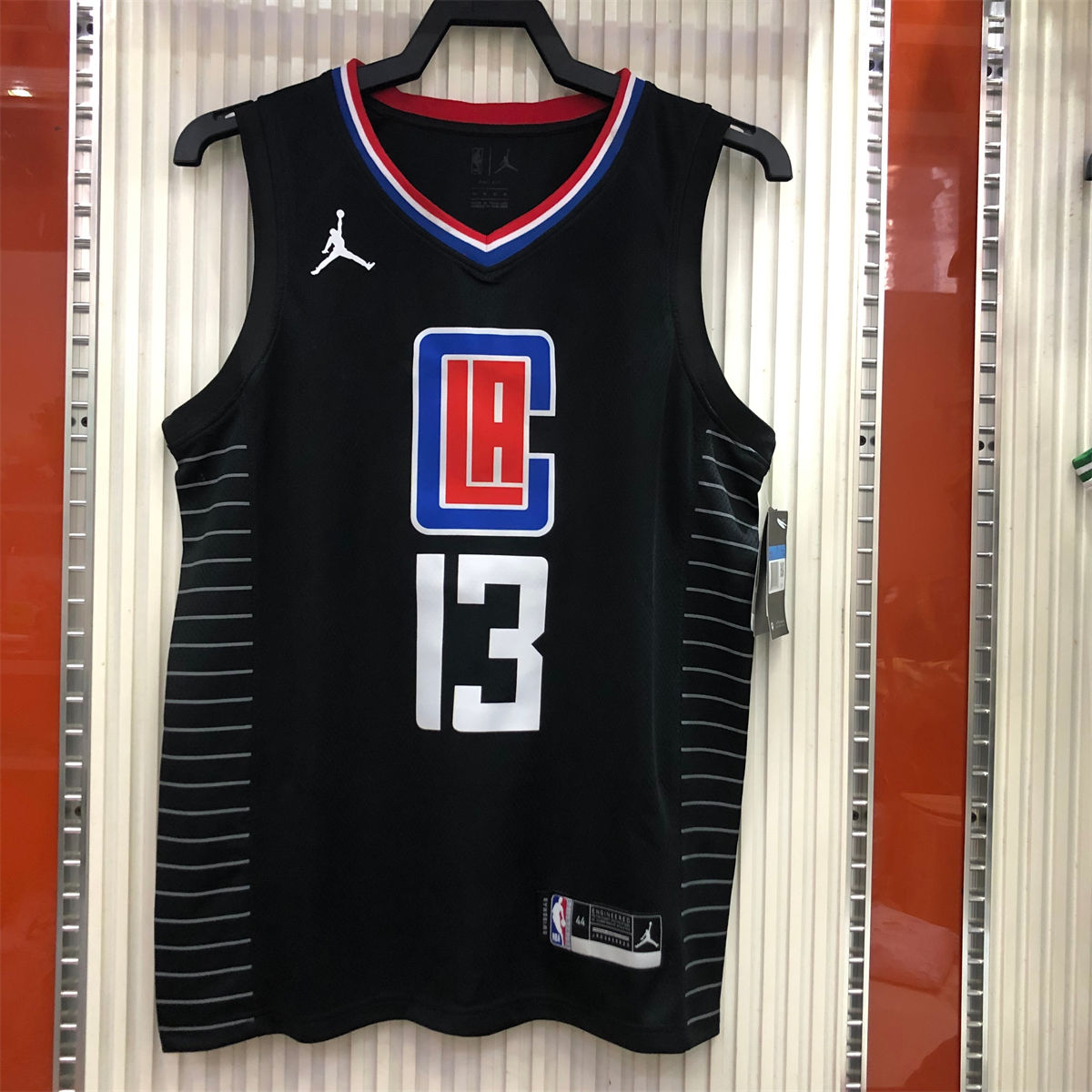 NBA Los Angeles Clippers V neck Black Jersey GEORGE#13 S-XXL