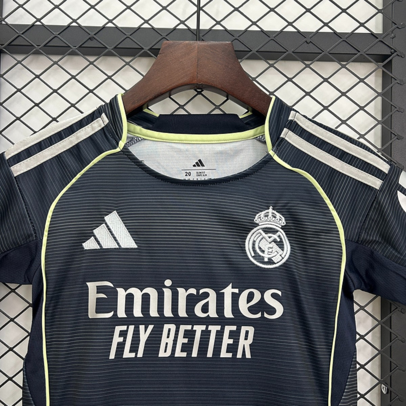 25/26 Kids Real Madrid Away jersey Kid Kits Size 16-28