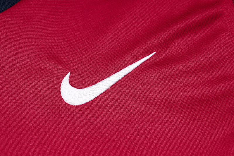 24/25 England Red Long-sleeved half-pull training kit Football team kit
