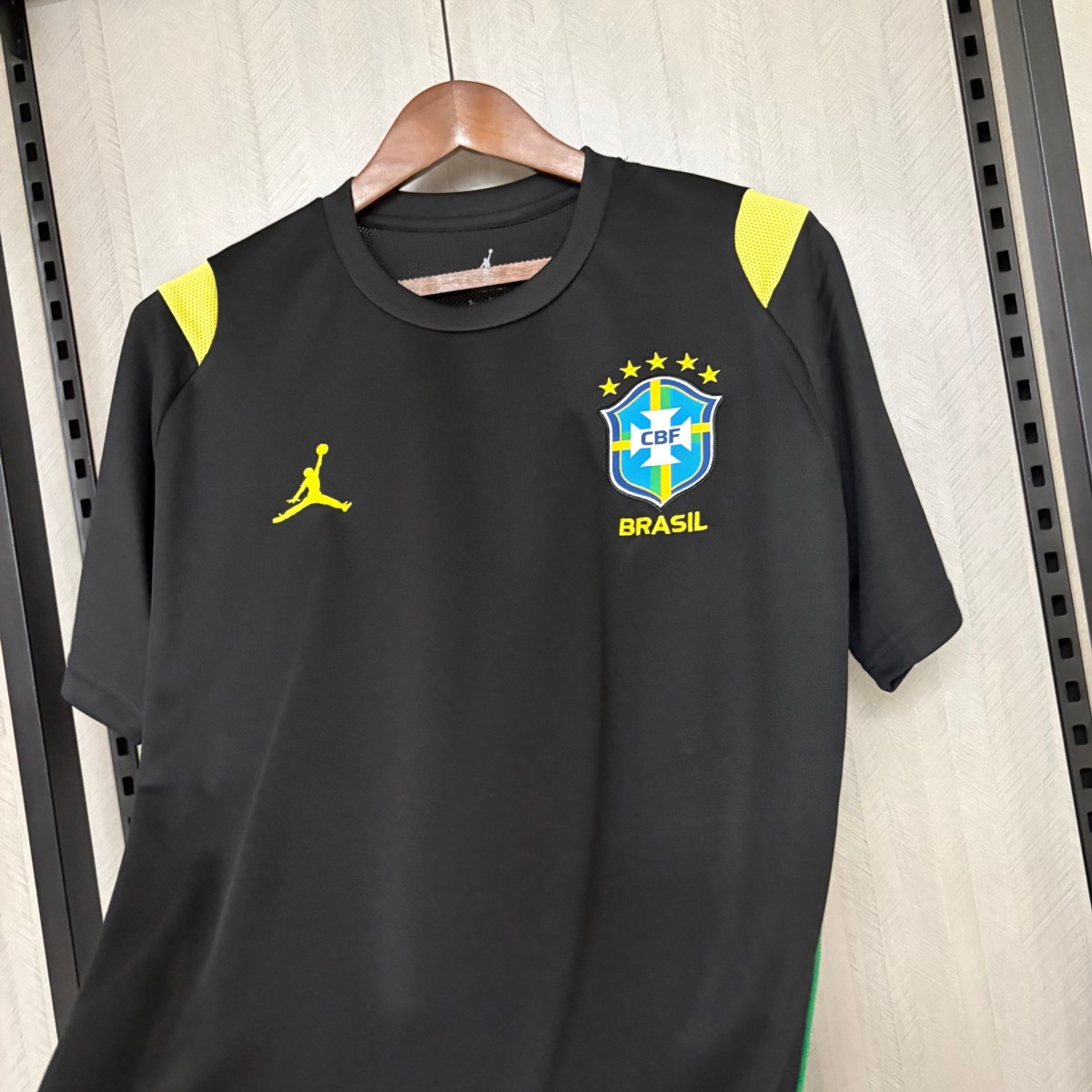 Brazil 2026 World Cup Training Black jersey Fan version