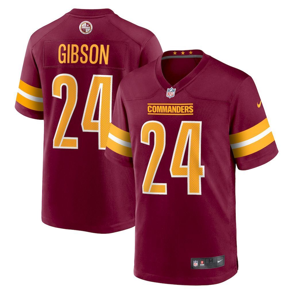 NFL Washington Commanders Jeysey GIBSON #24