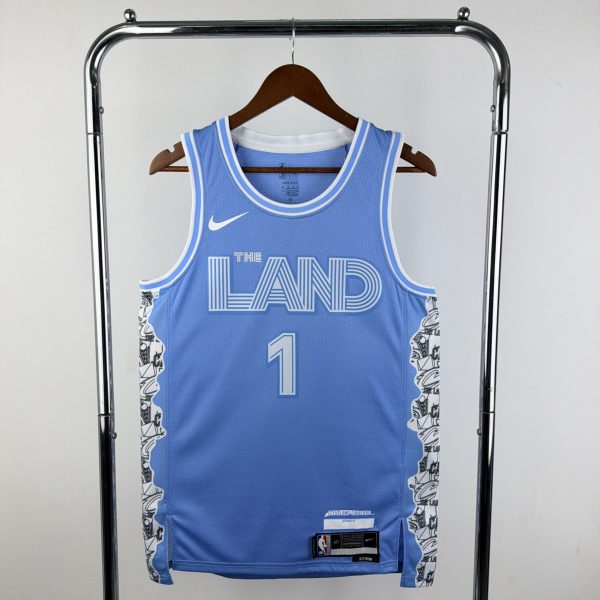 NBA 2025 Cleverland Cavaliers Blue City Edition Jersey HARDEN#1