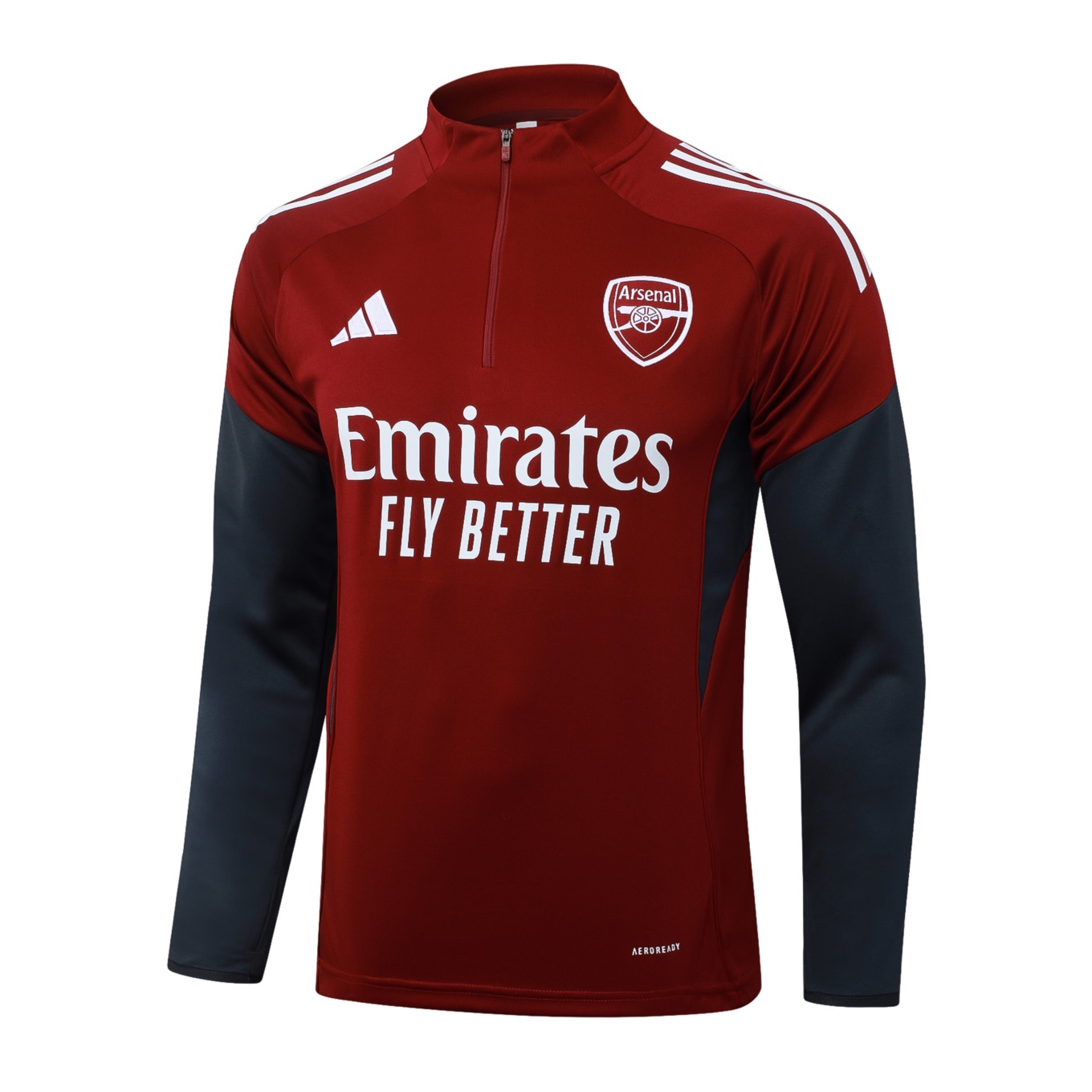 202526 Arsenal Red Long-sleeved half-pull training kit Football team kit