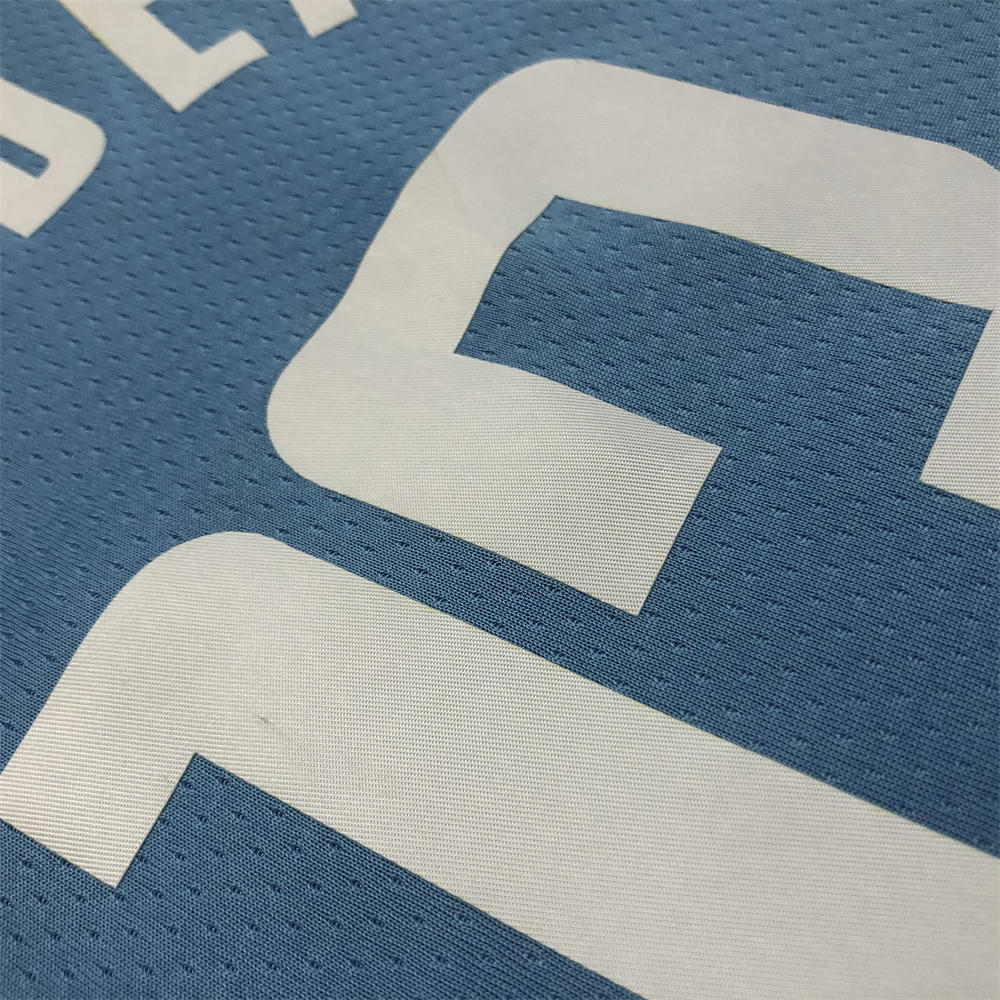 NBA Houston Rockets V-Neck Light Blue Jersey HARDEN#13 S-XXL