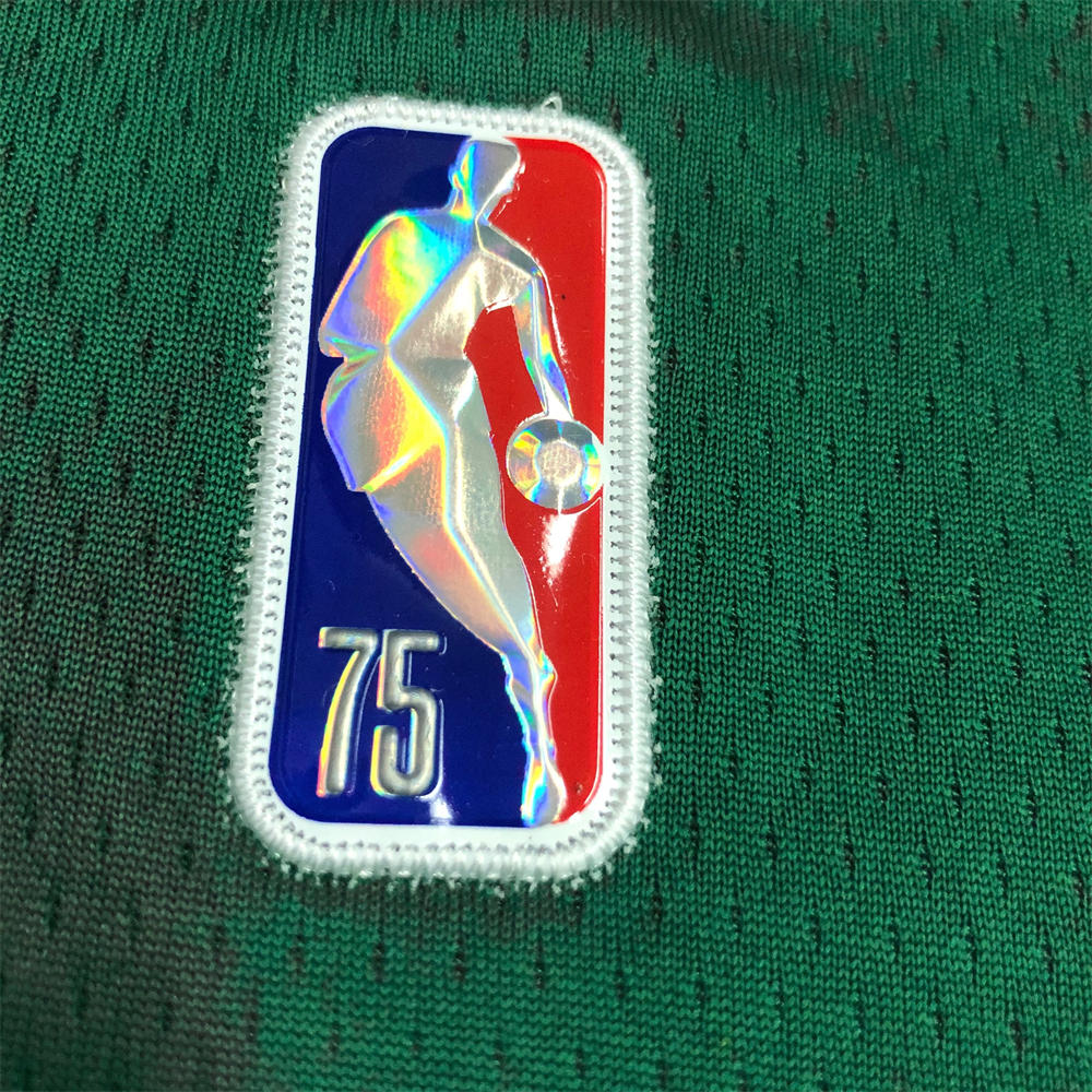 NBA Boston Celtics Round Neck 75th anniversary Green Jersey BROWN#7 S-XXL