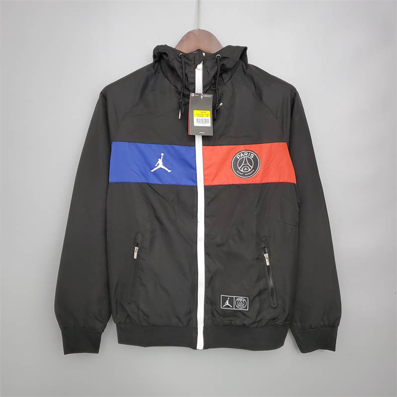 20/21 Windbreaker PSG Black and Blue Red Sport Unifom jersey Sport Unifom
