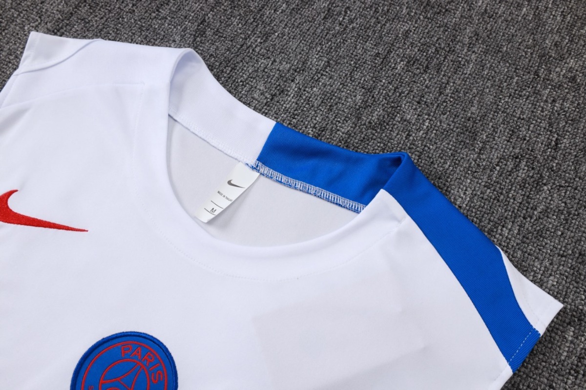 2026 PSG White Training Set Shirt and Shorts
