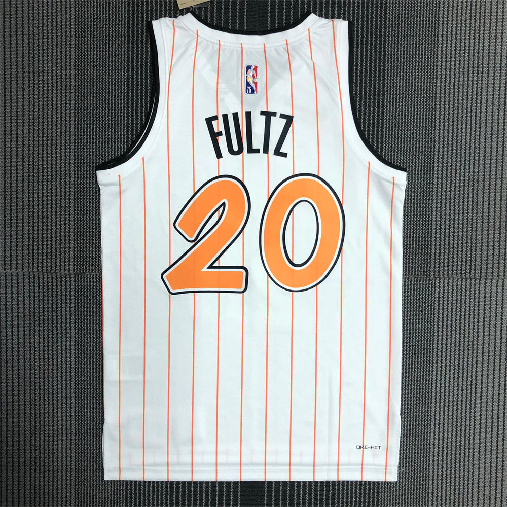 NBA Orlando Magic V-Neck White 75th Anniversary FULTZ#20 JERSEY S-XXL
