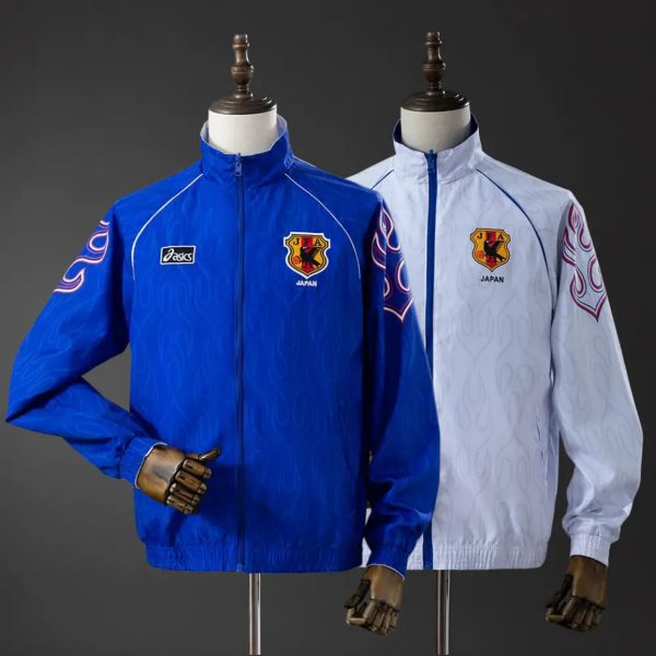 1998 Japan Blue and White Reversible Windbreaker