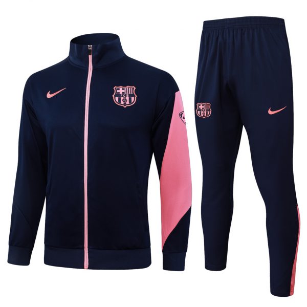 2025/26 Barcelona cyan Jacket Training Suit Set Football Team Shirt Sports Fashion