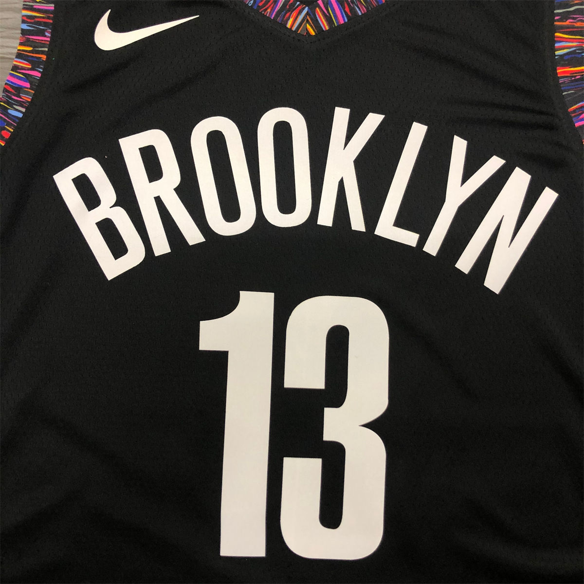 NBA Brooklyn Nets V-Neck Black Jersey HARDEN#13 S-XXL