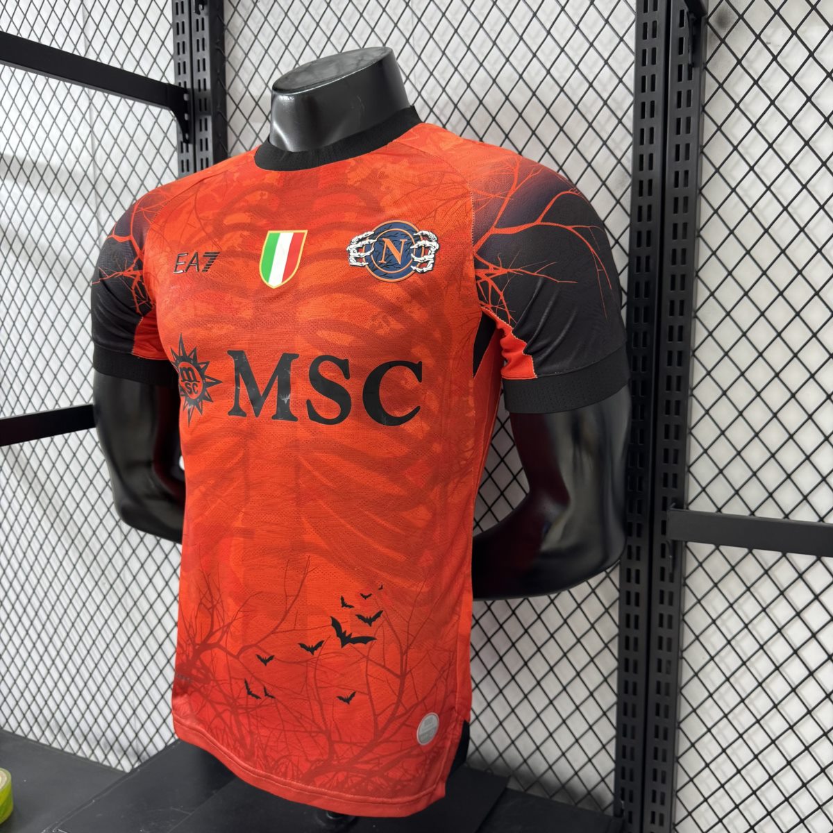 2025/26 Napoli Halloween Edition Orange Jersey Player Version