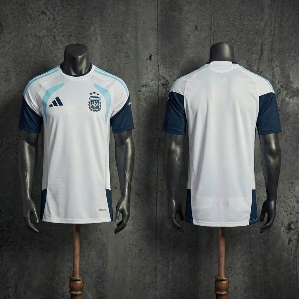 Argentina 2026 World Cup Training White jersey Fan version