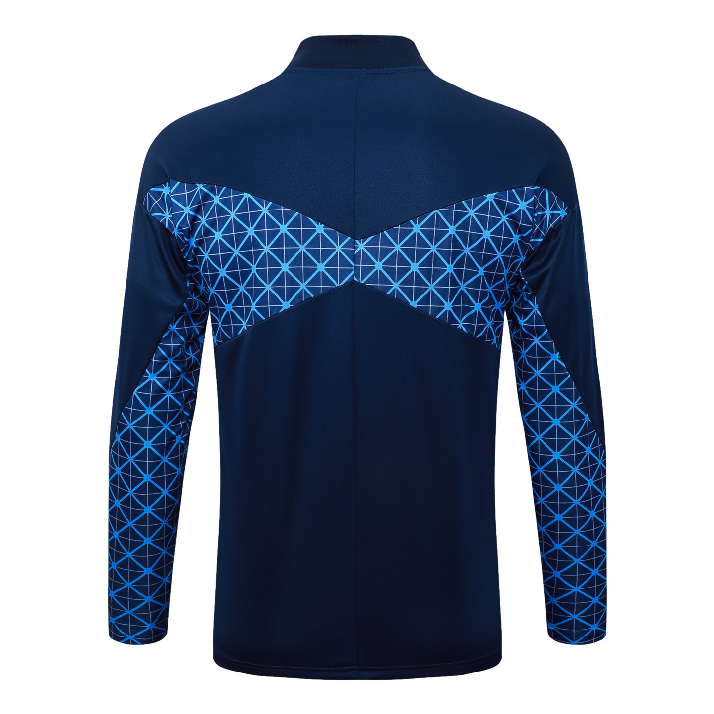 202526 Paris royal blue Long-sleeved half-pull training kit Football team kit