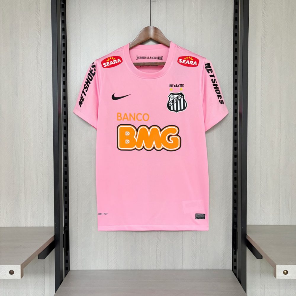 Retro Santos 2012 Pink Jersey Fan Version