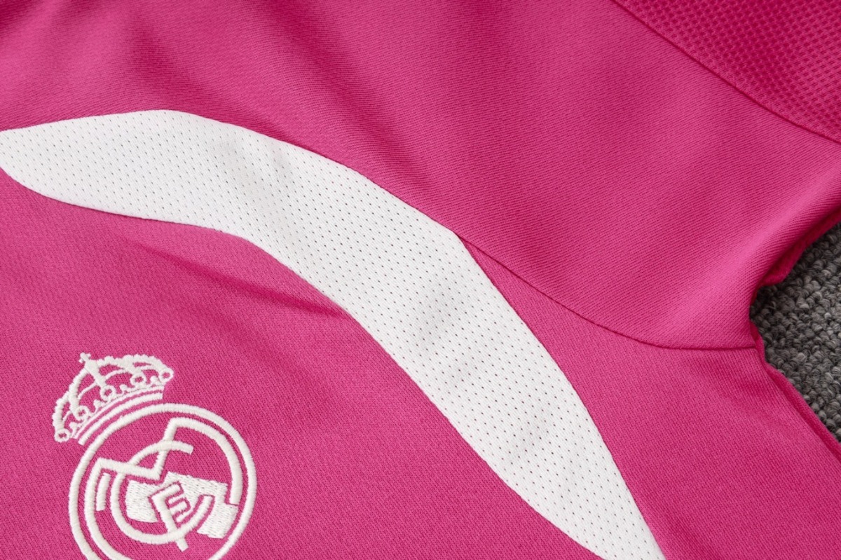 2026 Real Madrid Pink Training Set Shirt and Shorts