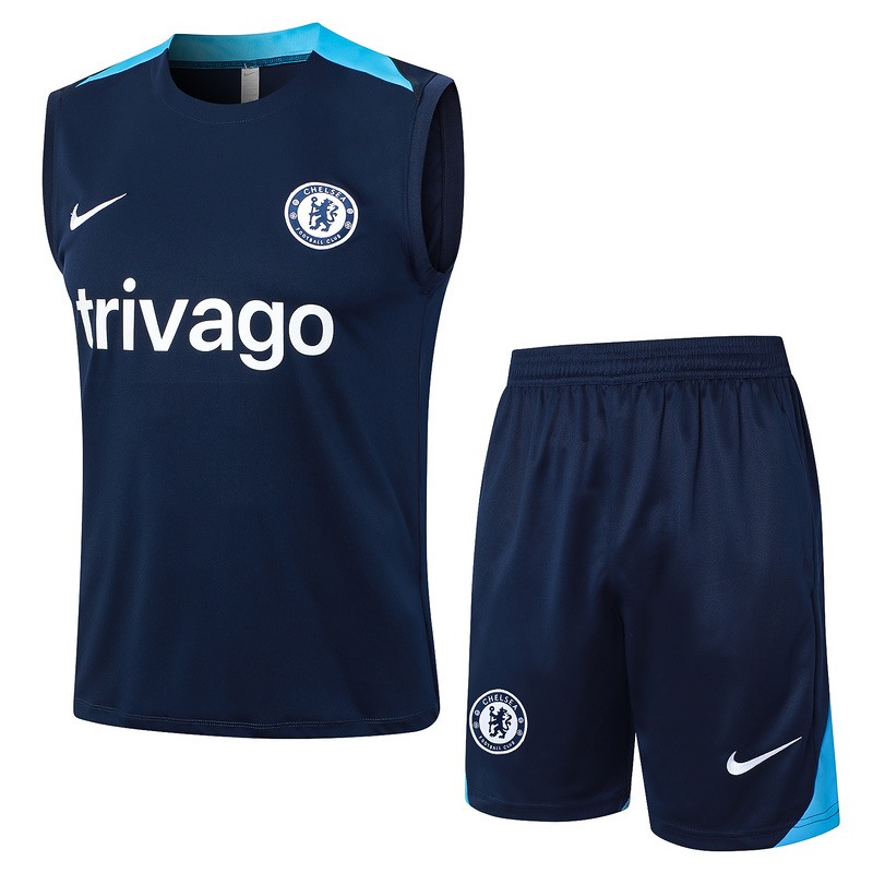 24/25 Chelsea Royal Blue Training Set Shirt and Shorts