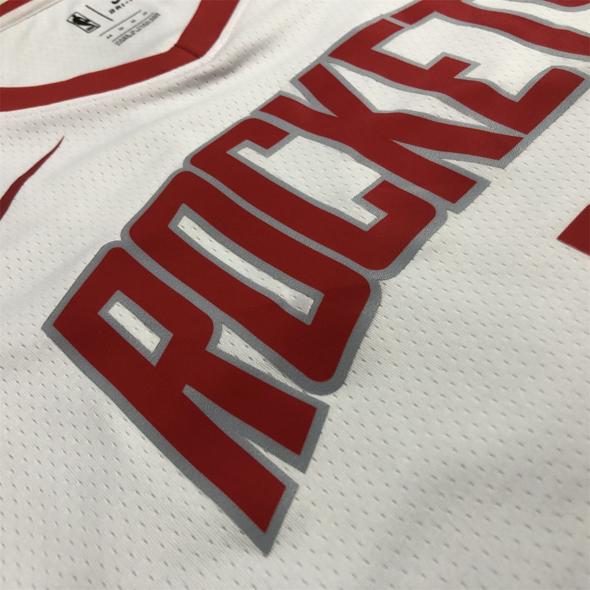 NBA Houston Rockets V-Neck White Jersey McGRADY#1 S-XXL