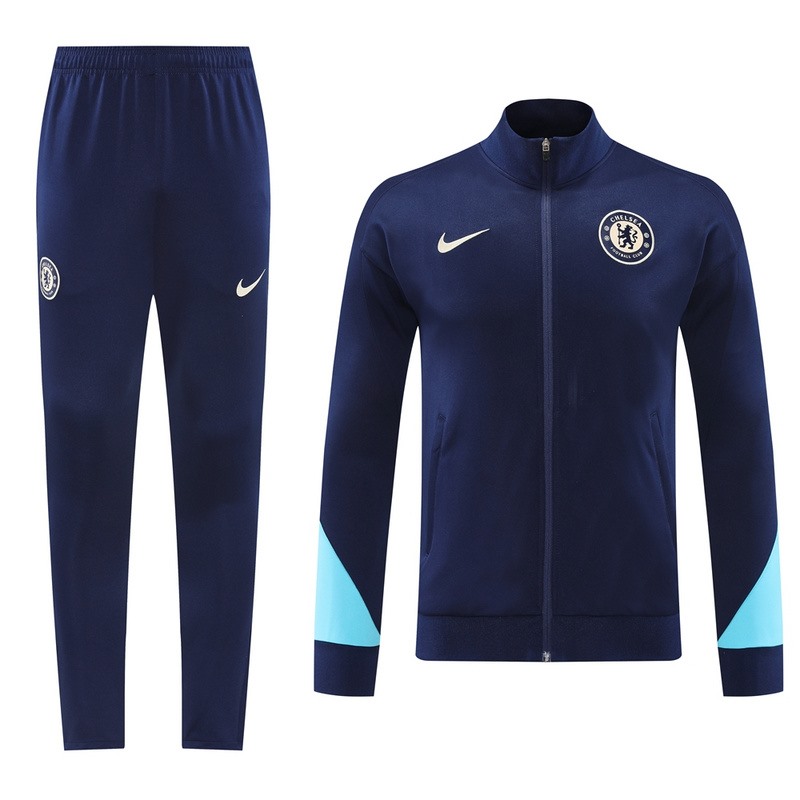 2024 Chelsea Royal Blue Jacket Training Suit Set Football Team Shirt Sports Fashion