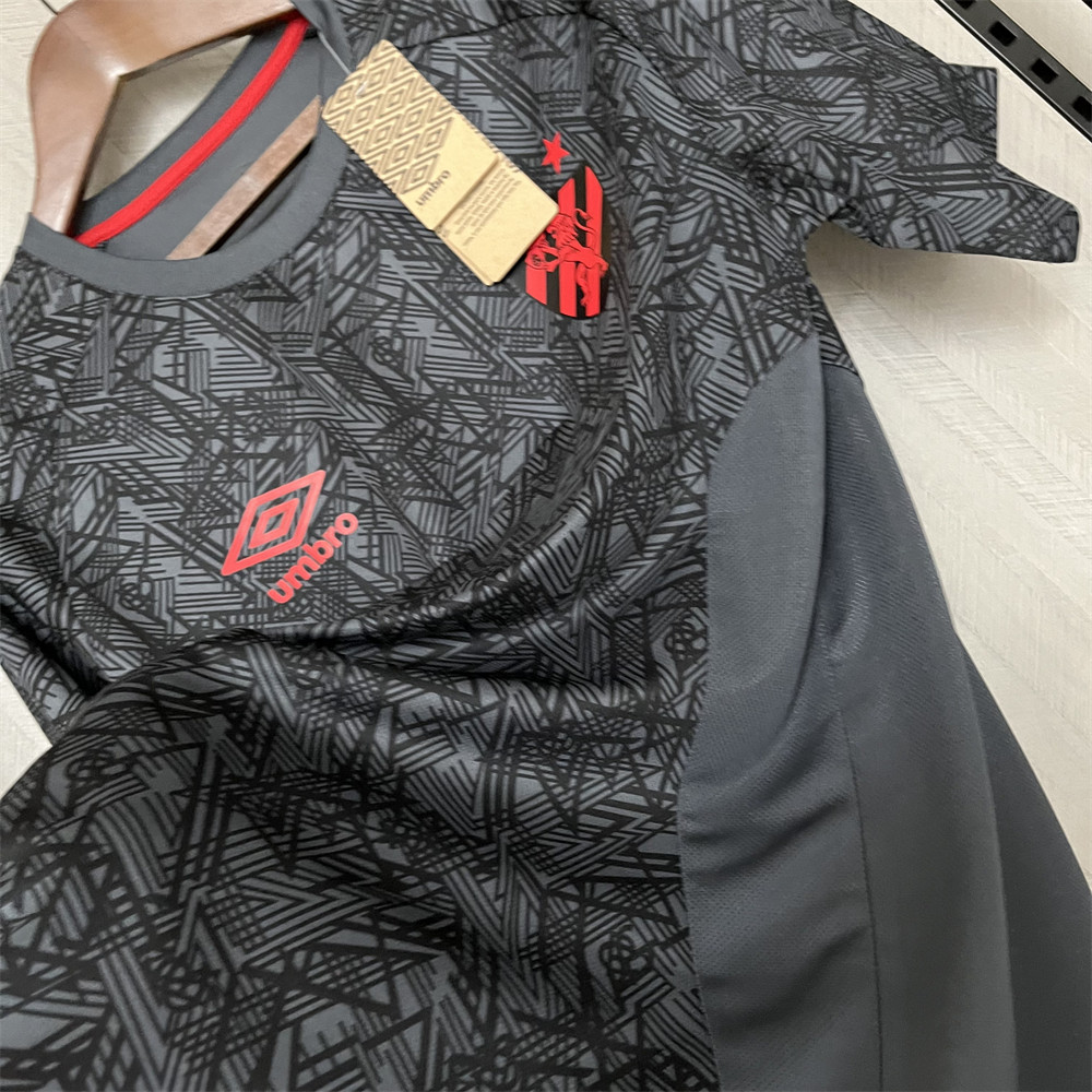 2024/25 Sport Recife Pre-match training Black jersey Fan Version