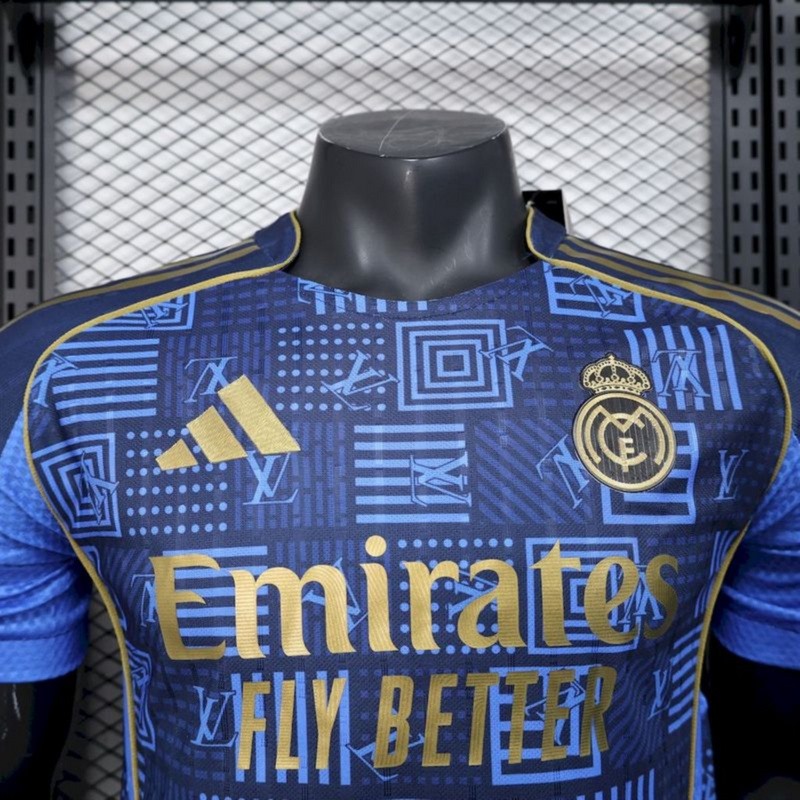 2025/26 Real Madrid Louis Vuitton Joint Edition jersey Player Version