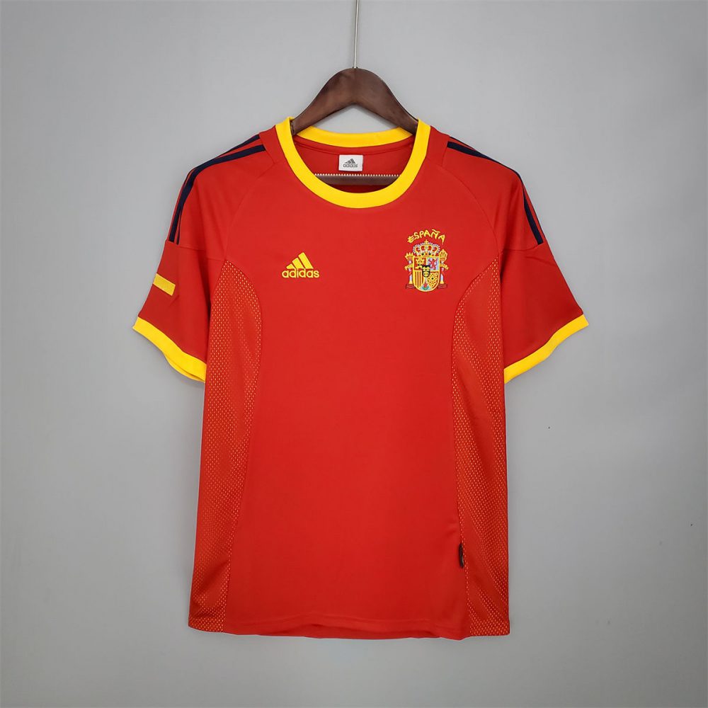 Retro Spain 2002 Home  jersey Fan Version