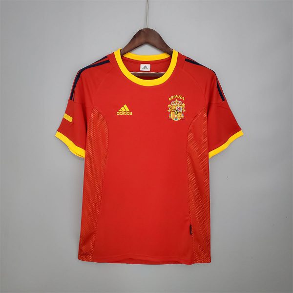 Retro Spain 2002 Home  jersey Fan Version