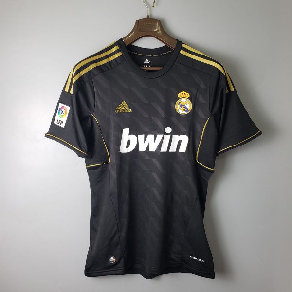 Retro Real Madrid 2012 black short sleeves jersey Fan Version