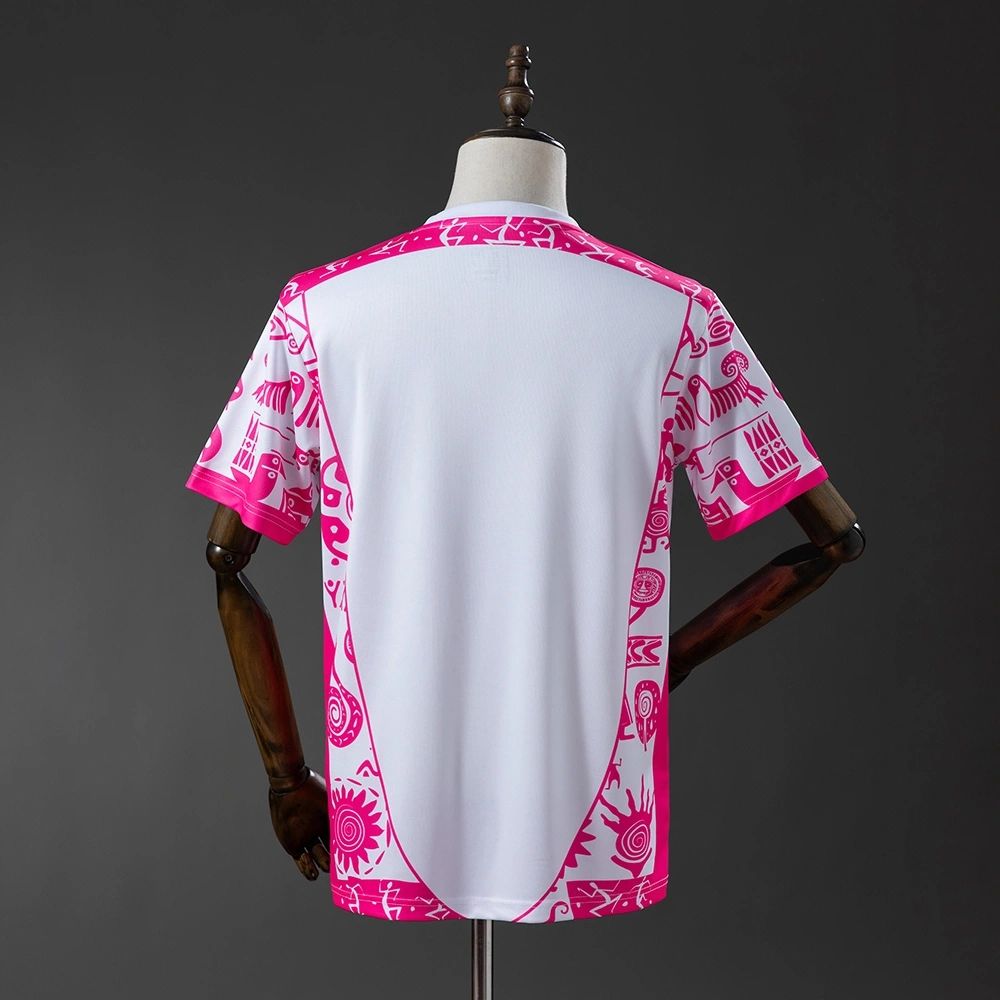2025/26 Mexico Special Edition White and Pink Jersey Fan Version