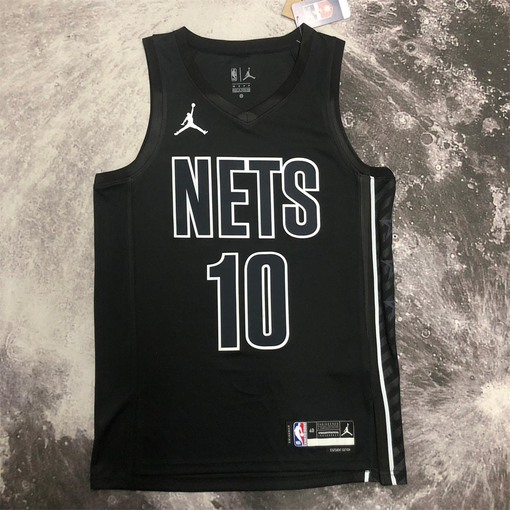NBA Brooklyn Nets V-Neck Black Jersey SIMMONS#10 S-XXL