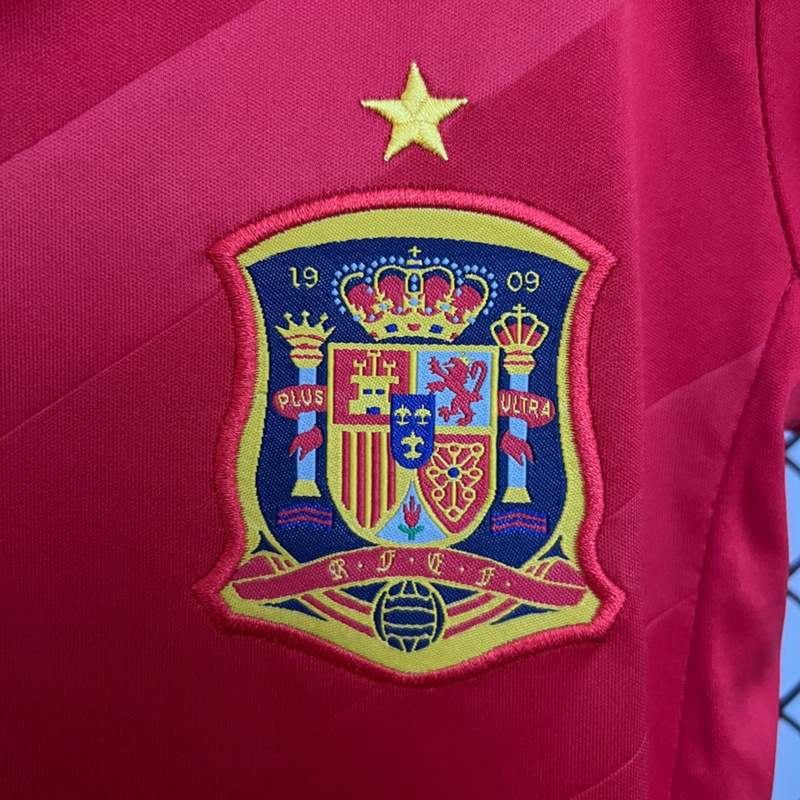Retro Spain 2012 Home jersey Kid Kits Size 16-28