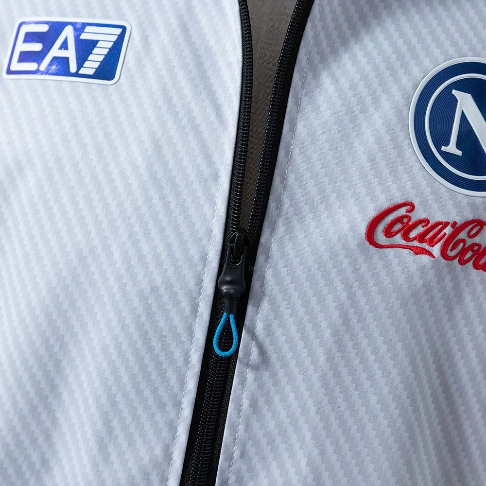 2025 Napoli White Windbreaker Sport Unifom jersey Sport Unifom