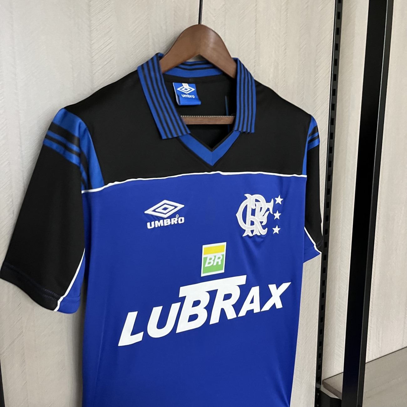 Retro 1999 Flamengo Goalkeeper Blue jersey Fan Version