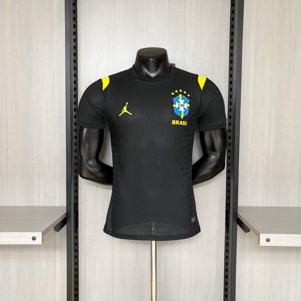 2026 Brazil Black Jersey Player Version