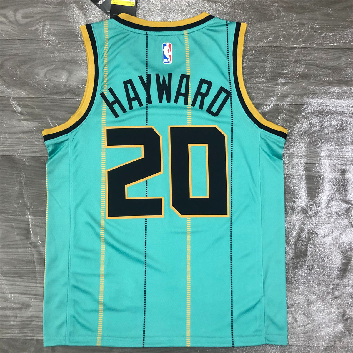 NBA Charlotte Hornets V-Neck Light Green Jersey HAYWARD#20 S-XXL