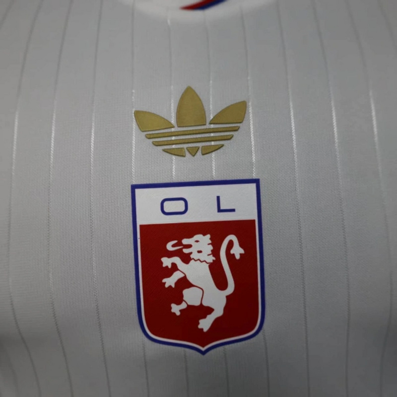 2025/26 Olympique Lyonnais Anniversary Edition White jersey Player Version