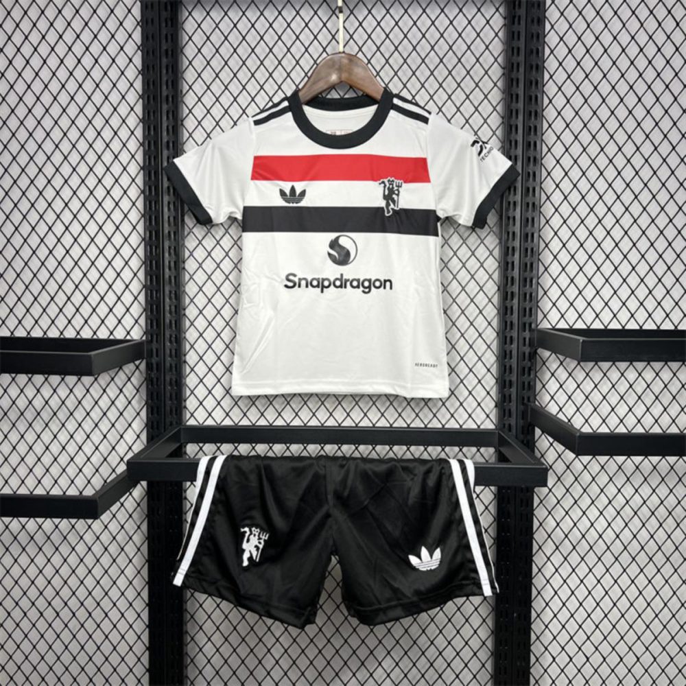 24/25 kids Manchester United Third Away jersey Kid Kits Size 16-28