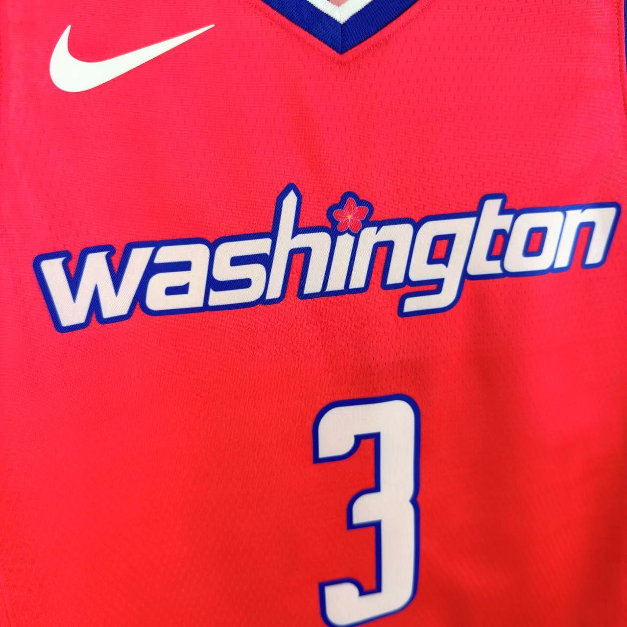 NBA Washington Wizards V-Neck Pink Jersey YOUNG#3