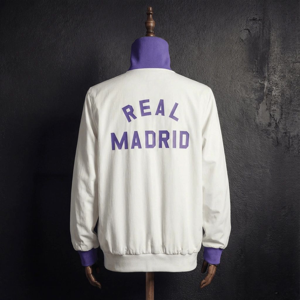 2026 Real Madrid White Windbreaker Sport Unifom