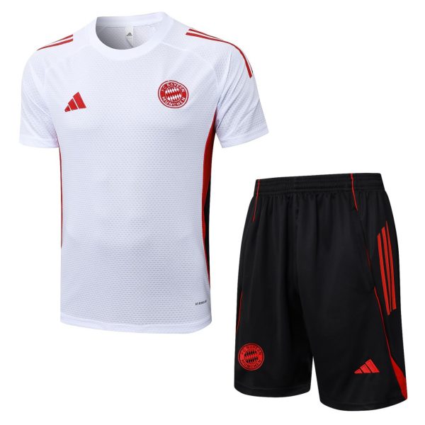 2026 Bayern Munich White Training Set Shirt and Shorts 0sold