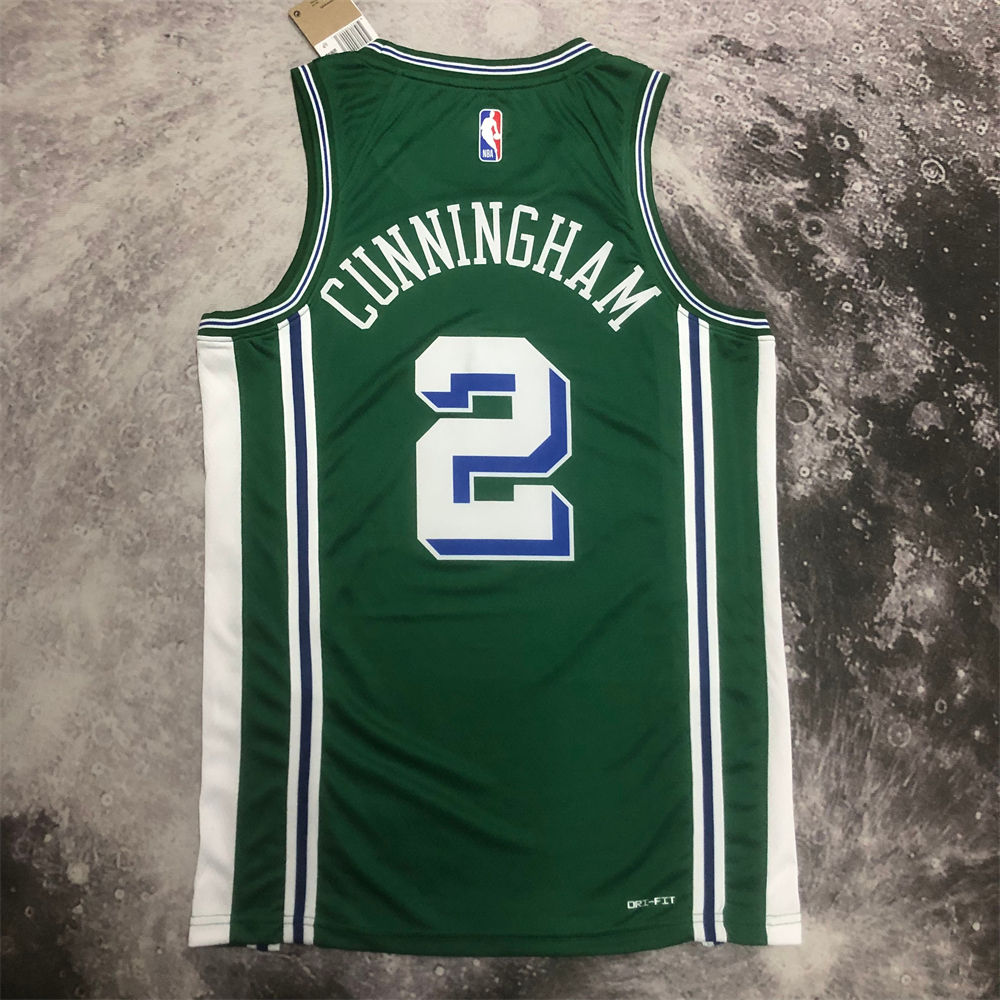 NBA Detroit Pistons Cade Cunningham#2 2022/23 City Edition Swingman Jersey S-XXL