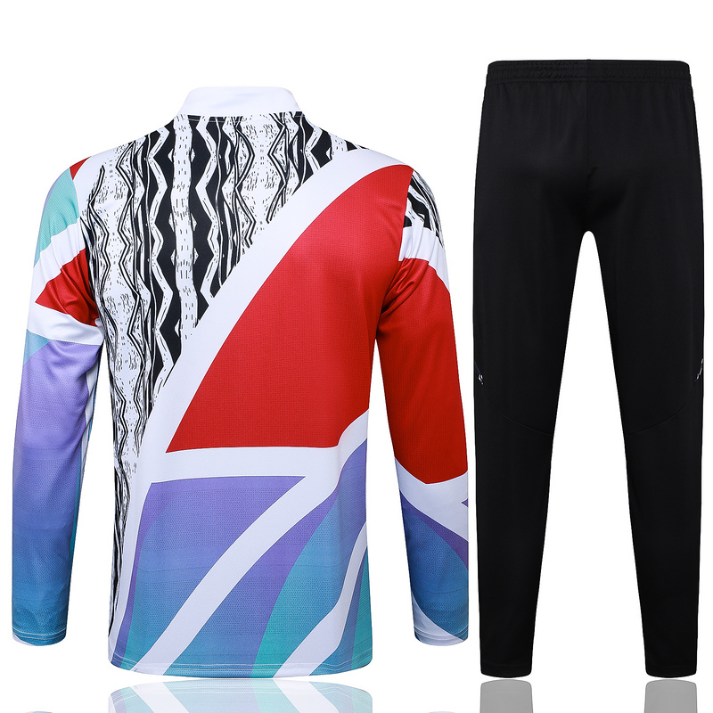 24/25 Arsenal Red white green Long-sleeved half-pull training kit Football team kit