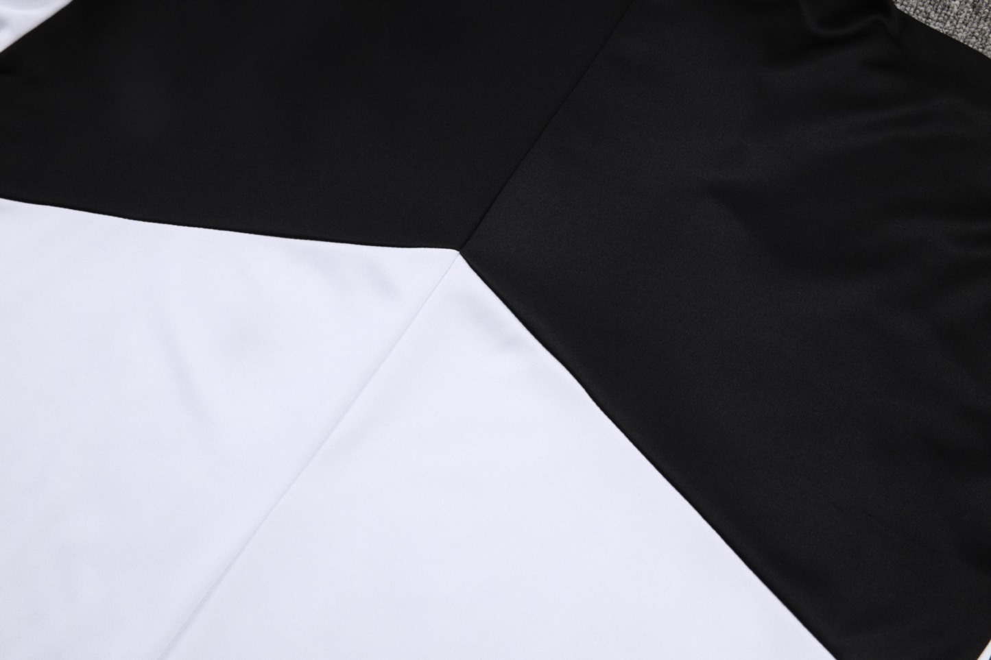 202526 Corinthians white-black Long-sleeved half-pull training kit Football team kit